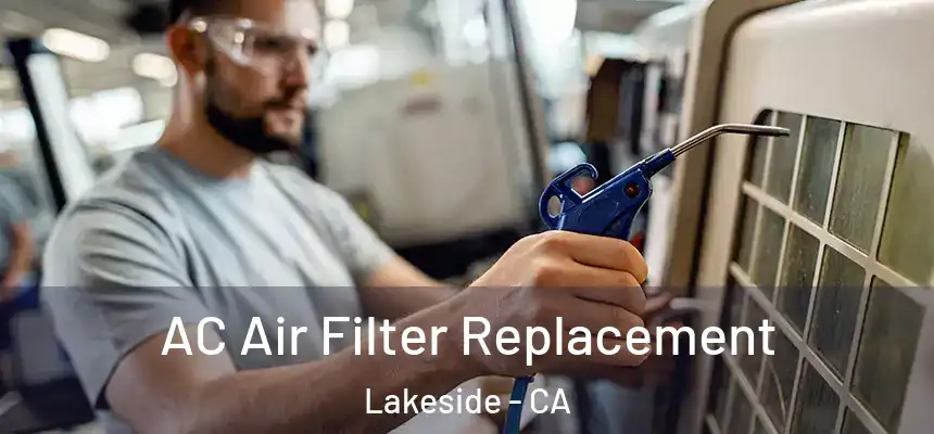 AC Air Filter Replacement Lakeside - CA