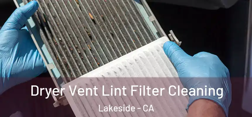 Dryer Vent Lint Filter Cleaning Lakeside - CA